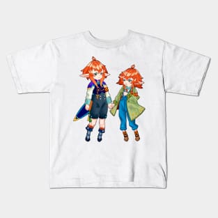 Snow Doe. Lattelia and Johannes El. Kids T-Shirt